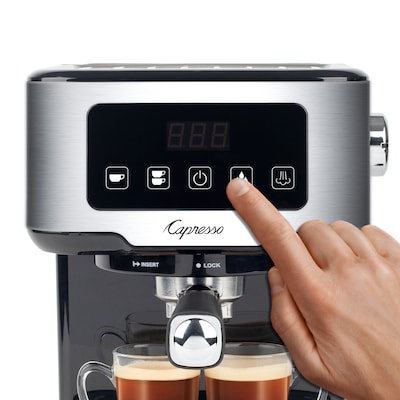Capresso Cafe TS 2-Cups Pump/Automatic Espresso Machine, Black (129.05)