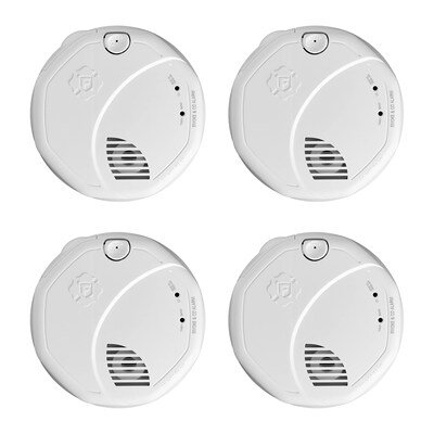 First Alert 2-in-1 Battery Powered Smoke and CO Alarm, 4/Pack (SMCO100)