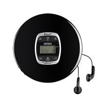 Jensen Wireless Bluetooth CD Player with Digital FM Radio and Bass Boost, Black (CD-60R-BT)