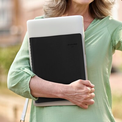 2027 AT-A-GLANCE The Action 8" x 11" Weekly Appointment Book, Faux Leather Cover, Black (70-EP01-05-27)