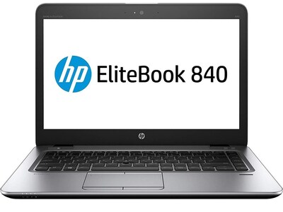 HP EliteBook 840 G4 14 Refurbished Laptop, Intel Core i5, 16GB Memory, 256GB SSD, Windows 10 Pro (0