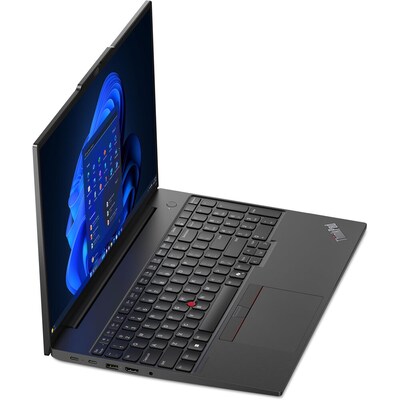 Lenovo ThinkPad E16 Gen 2 16" LED Laptop, AMD Ryzen 5 7535U, 2.9GHz, 8GB RAM, 256GB SSD, Backlit Keyboard, Windows 11 Pro, Black