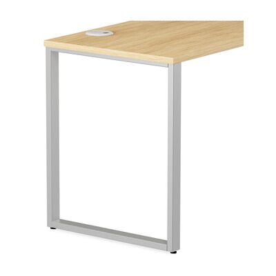 Union & Scale™ Workplace2.0™ 72"W x 24"D Writing Desk, Maple (UN57476)