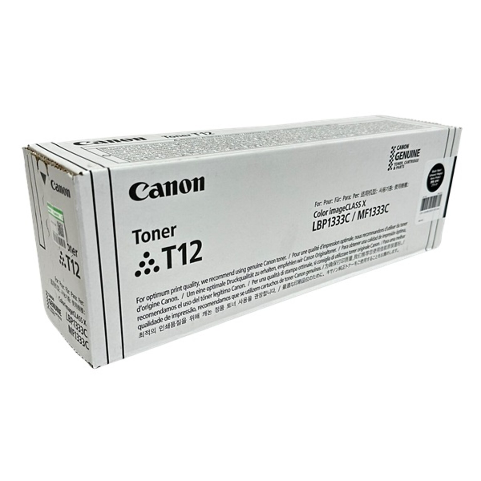 Canon T12 Black Standard Yield Toner Cartridge (5098C005AA)