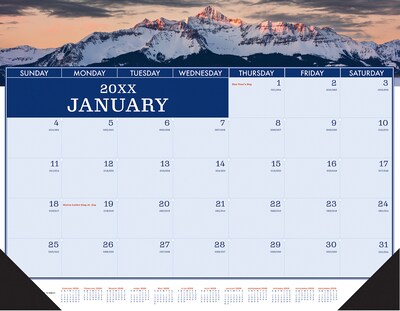 2026 House of Doolittle Americana 22 x 17 Monthly Desk Pad Calendar (141-26)