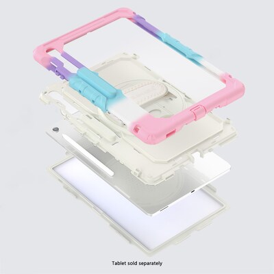 SaharaCase Raider Series TPU 13.1 Heavy Duty Case with Hand Strap for S10 FE+, Sunset Sorbet (TB00471)