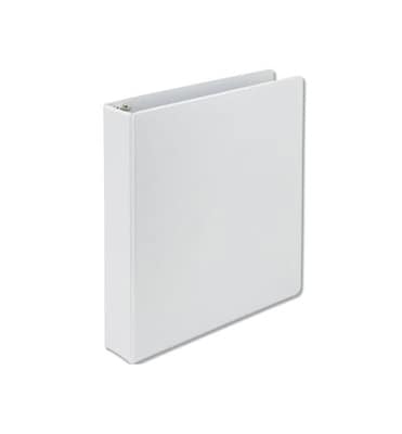 Samsill Earths Choice 1.5 3 D-Ring View Binder, White (SAM16957)