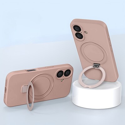 SaharaCase Venture MagSafe Phone Case for iPhone 16 Plus, Shock Absorbing, Desert Rose (CP00654)