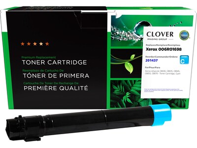 Clover Imaging Group Remanufactured Cyan Standard Yield Toner Cartridge Replacement for Xerox 006R01698