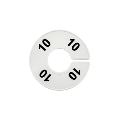 Nahanco Size 10 Plastic Dividers, White (CWB10)