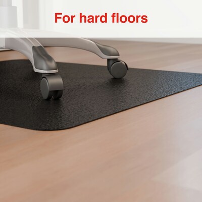 Quill Brand® 36" x 48" Hard Floor Chair Mat, Black (26990)