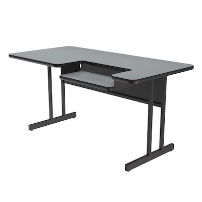 Correll Training Room Table, 72x30, Gray Granite (BL3072TF-15)