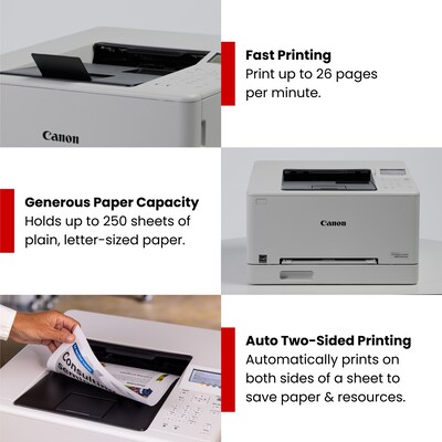 Canon imageCLASS LBP646Cdw Series Wireless Color Print Only Laser Printer, Best for Home Office (6929C008)