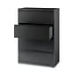 Hirsh Industries® Lateral File Cabinet, 4 Letter/Legal/A4-Size File Drawers, Charcoal, 36 x 18.62 x 52.5