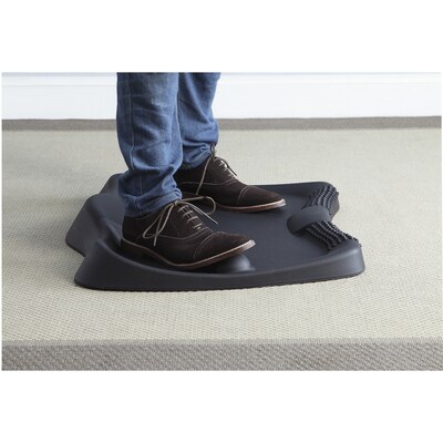 Lorell Active Office Ergonomic Anti-Fatigue Standing Desk Mat, 26.4" x 21.6", Black (LLR99537)
