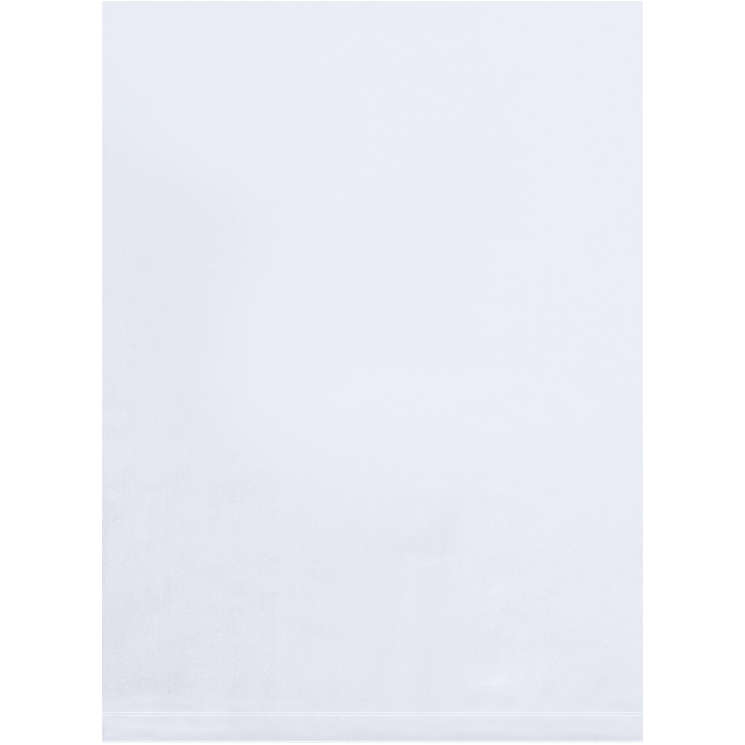 13 x 13 Layflat Poly Bags, 2 Mil, Clear, 1000/Carton (PB536)