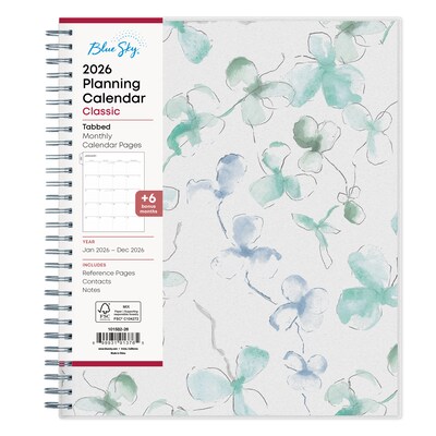 2026 Blue Sky Lindley Frosted 8 x 10 Monthly Personal Planner (101582-26)