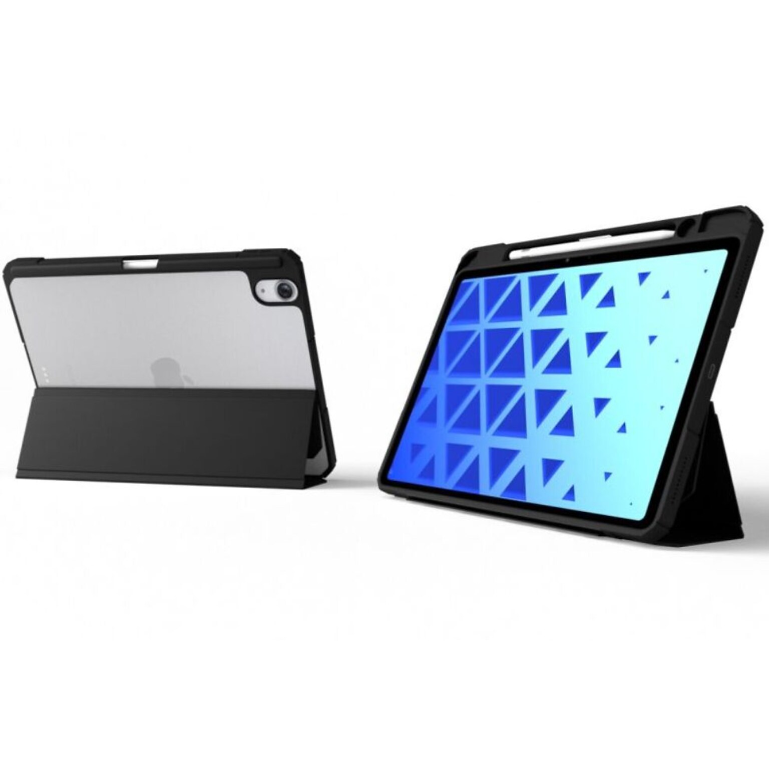MAXCases Breeze Folio Polycarbonate 11 Case for iPad Air 6, Black (APBFIPA611BLK)