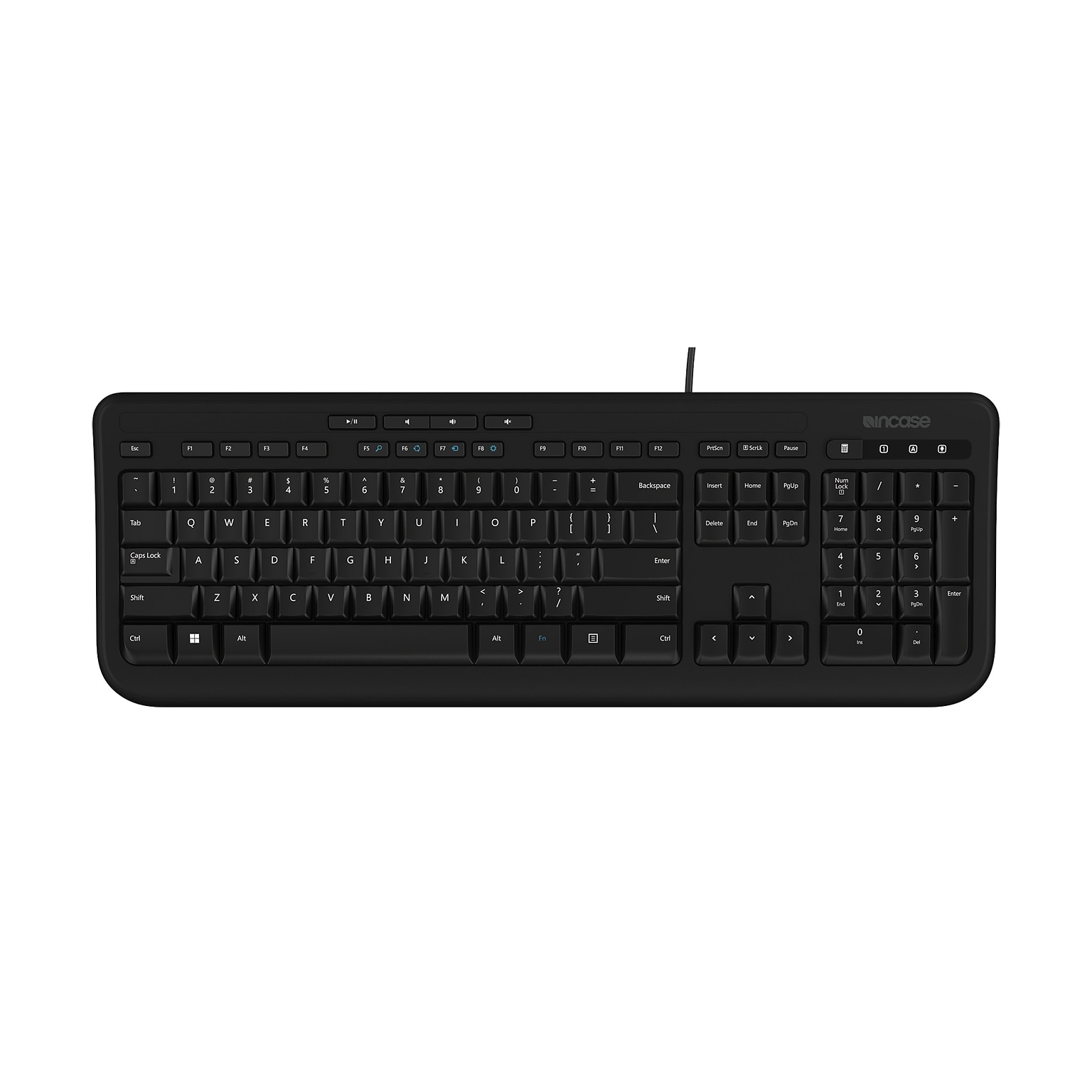 Incase Designed by Microsoft Wired Keyboard 600, Black (ANB-00001)