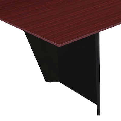 Regency Array 96"W x 48"D Conference Table with Grommet, Mahogany/Black (ACT9648MHBK)