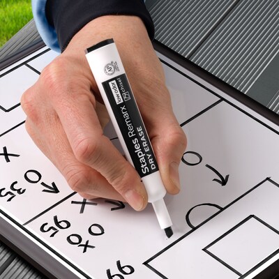 Staples Remarx Dry Erase Marker, Chisel Tip, Assorted, 36/Pack (ST62935)