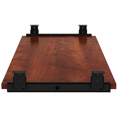 Lorell Essentials Series Laminate Keyboard Tray, 26" x 15.4", Cherry (LLR87526)