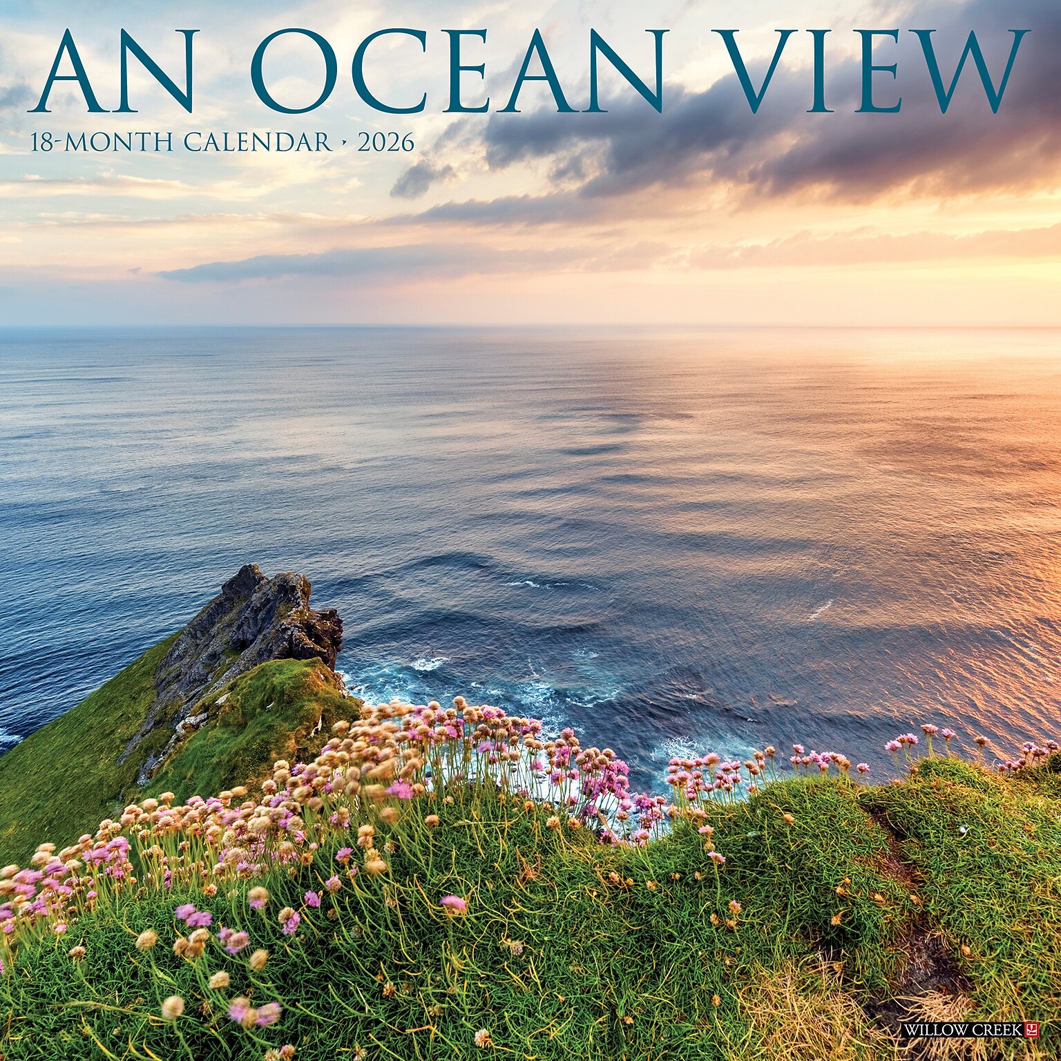 2026 Willow Creek Ocean View 12 x 12 Monthly Wall Calendar (52228X)