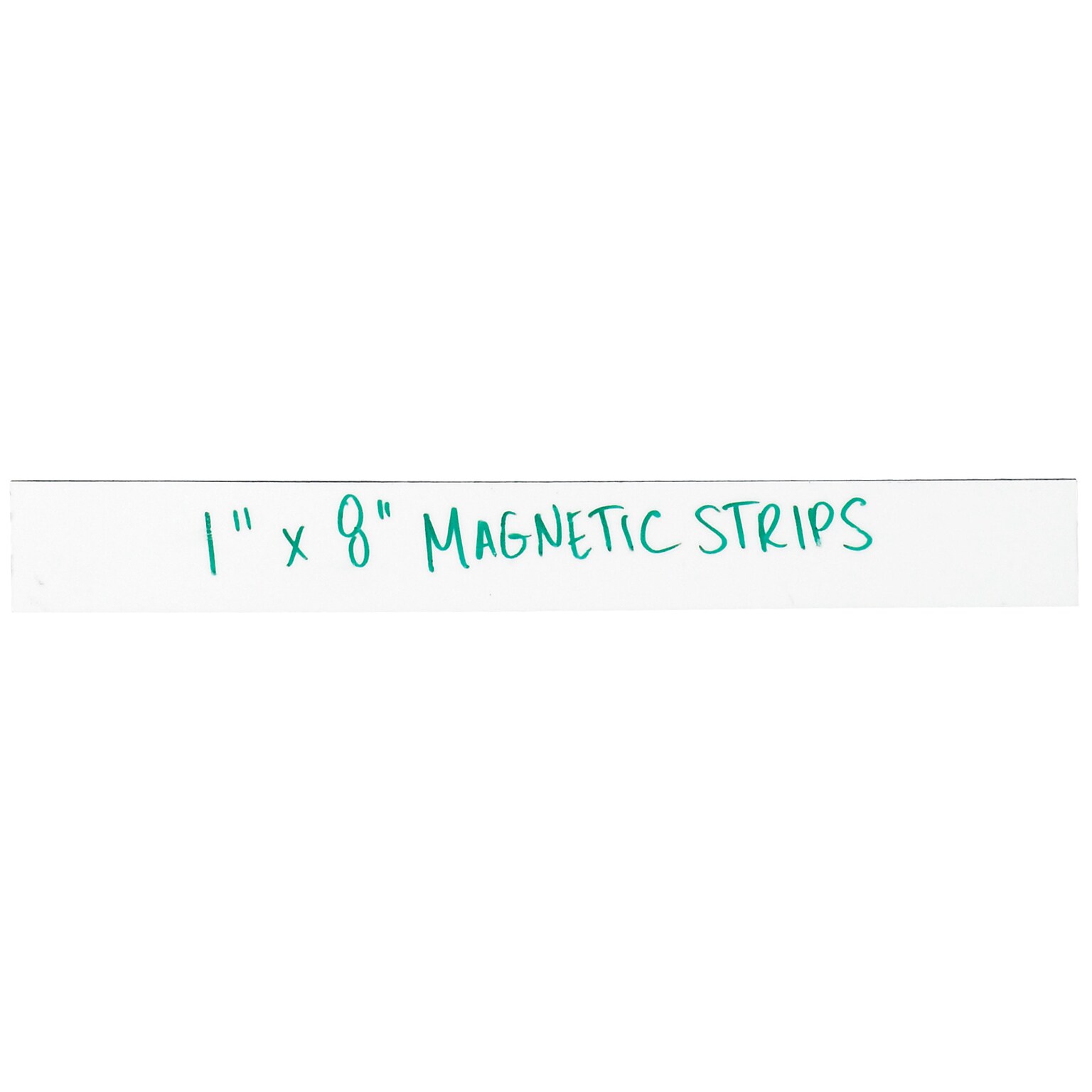 Quill Brand® 1 x 8 Warehouse Label Magnetic Strips, White (LH174)