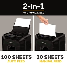 Fellowes AutoMax 100MA 100-Sheet Micro-Cut Shredder (4704001)