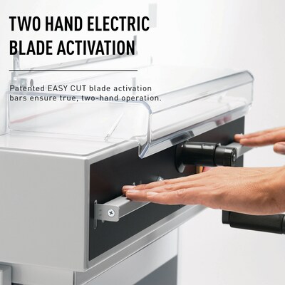 Triumph 4315 16 7/8" Guillotine Paper Cutter, White (CU0451)