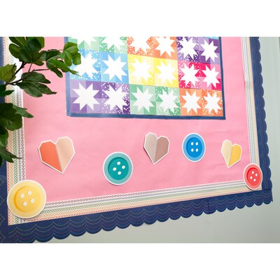 Carson Dellosa Crafty and Cool Handmade Hearts Bulletin Board Decorations, 36/Pack (120658)