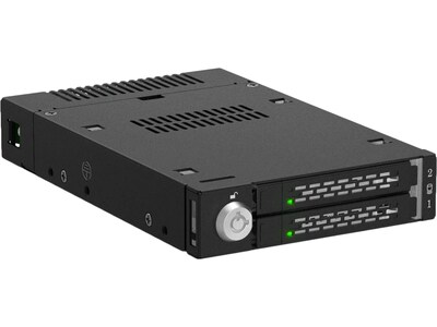 Icy Dock ToughArmor M.2 PCIe 4.0 NVMe SSD Enclosure for External 3.5" Drive Bay, Black (MB834MK-B V2)