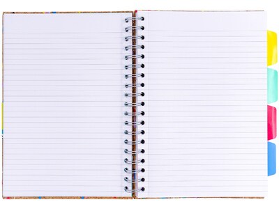 Pukka Pad Planet Project Book, 7.13" x 10.12", Wide-Ruled, 100 Sheets, Multicolor (9856-SPP)