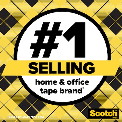 Scotch Removable Double Sided Tape with Dispenser, 3/4 x 11.11 yds., Clear (667)