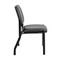 Boss Armless Guest and Reception Area Chair, Black (B9595AM-BK)