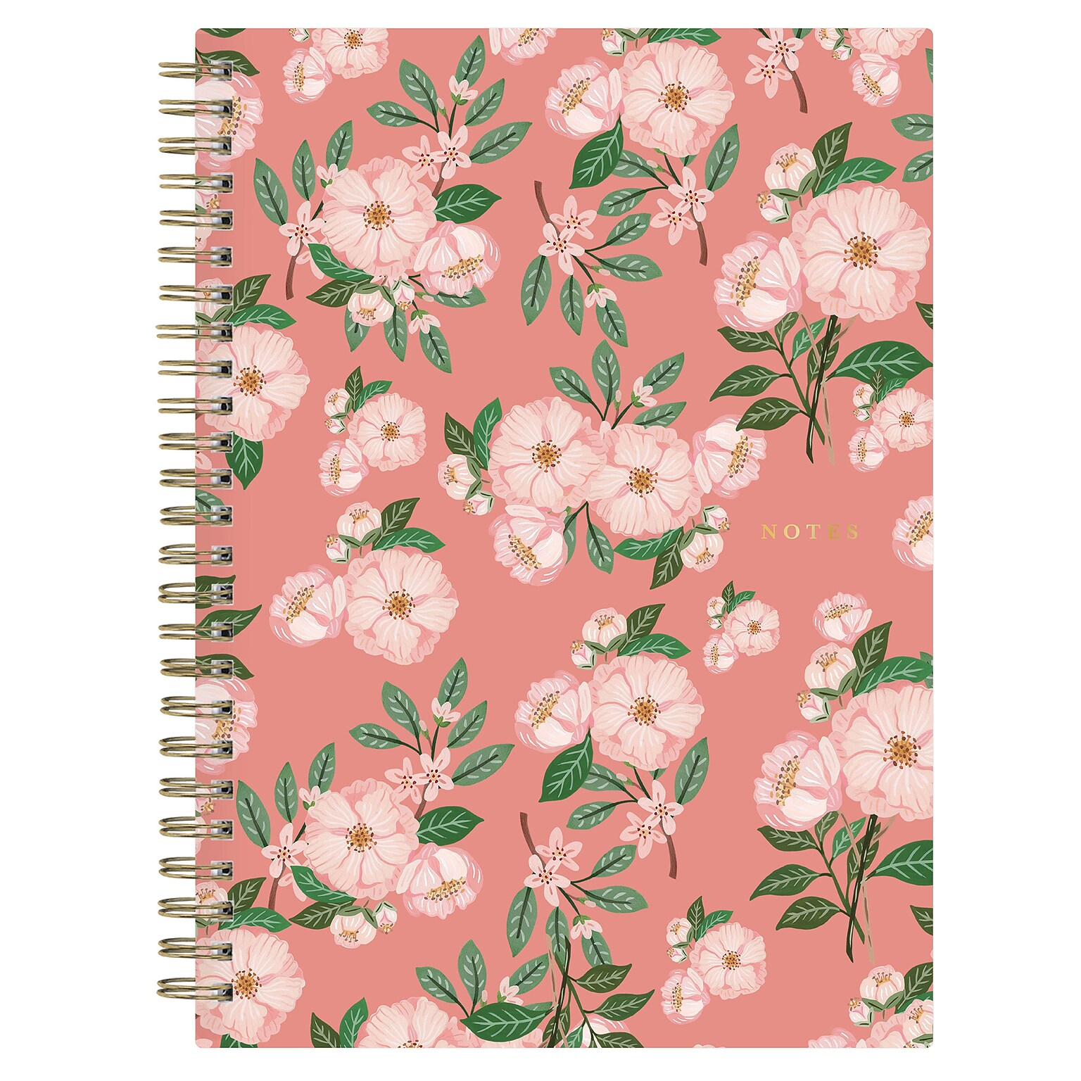 Blue Sky Bespoke Composition Notebook, 5.75 x 8.5, Camellia Floral (159138)
