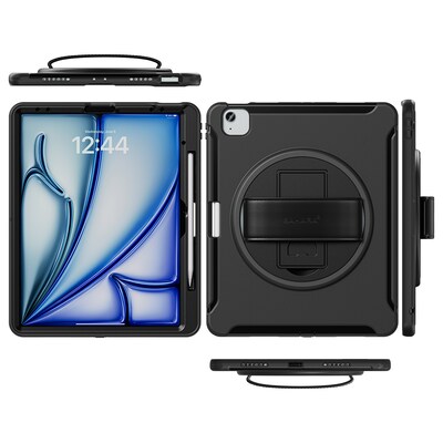 SaharaCase Raider Case for iPad Air 11" (M3/M2), Scorpion Black (TB00421)