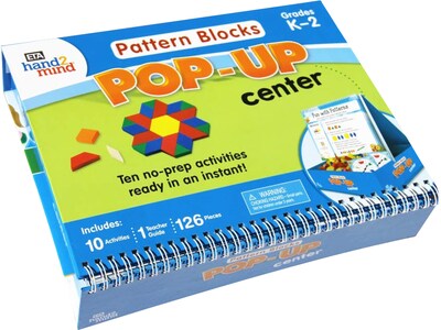 hand2mind Pattern Blocks Pop-Up Instant Learning Center (86876)