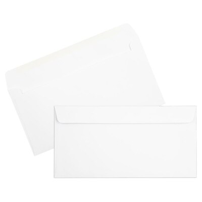 JAM Paper Open End #16 Business Envelope, 6 1/2" x 9 1/2", White, 500/Pack (1633178H)