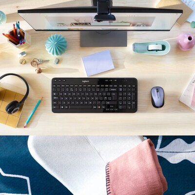 Logitech M325s Wireless Ambidextrous Optical Mouse, Lilac (910-007524)