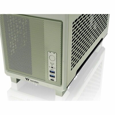 Thermaltake TR100 Mini ITX Mini Tower Computer Case, Matcha Green (CA-11A-00SENN-00)