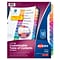 Avery Ready Index Numeric Paper Dividers, 12-Tab, Multicolor, 6/Pack (11196)