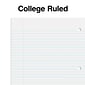 Staples 1-Subject Notebook, 8.5" x 10.5", College Ruled, 70 Sheets, Black, 3/Pack (ST58373)