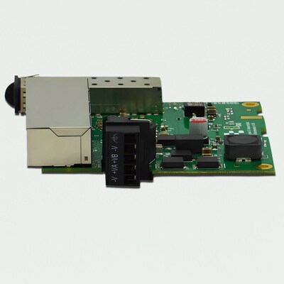 Brainboxes Industrial 4-Port Gigabit Unmanaged Ethernet Switch, 1000 Mbps, Silver (SW-184)