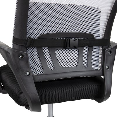 Mind Reader Harmony Collection Foam Back Supports, Black (BACKFOAM-BLK)