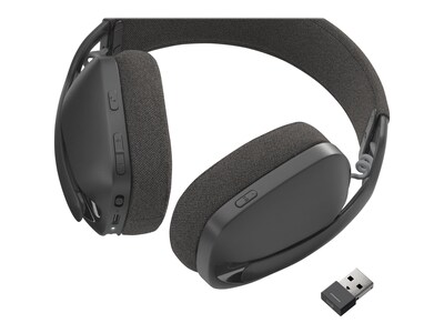 Logitech Zone Vibe 125 Noise Canceling Bluetooth Stereo Over-the-Ear Headset, USB, MS Certified (981