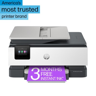 HP OfficeJet Pro 8125e Wireless Color All-in-One Printer, Print, Scan, Copy, Best for Home Office, 3