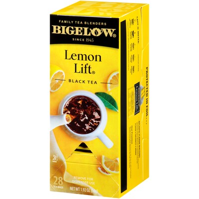 Bigelow Lemon Lift Black Tea Bags, 28/Box (BTC10342)
