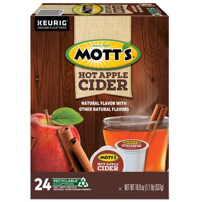 Mott's Apple Cider, Keurig® K-Cup® Pods, 96/Carton (386040CT)