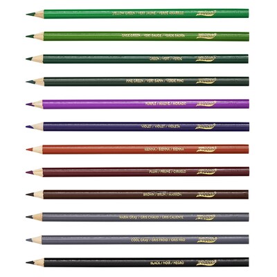 Prang Professional Colored Pencils, Multicolor, 36/Box (X22360X)
